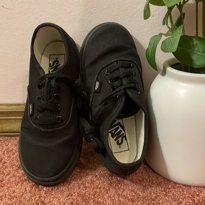 Toddler Vans Black US Size 10 Unisex